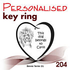 Personalised Keyring * This Human Dog Horse Cat Belongs To... *acrylic* Love Dog