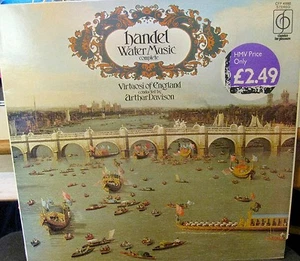 Handel-Virtuosi Of England Cond. By A.Davison Water Music CFP40092 UK NM 1974 - Picture 1 of 2