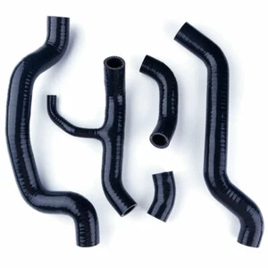 For 2007-2014 Ducati 848 1098 1198 / 848 EVO Silicone Radiator Hoses Kit Black - Picture 1 of 5