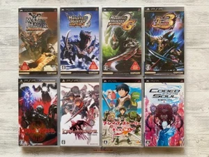 SONY PSP Monster Hunter & Lord of Arcana & Apocalypse & Brave Story & Coded Soul - Picture 1 of 18