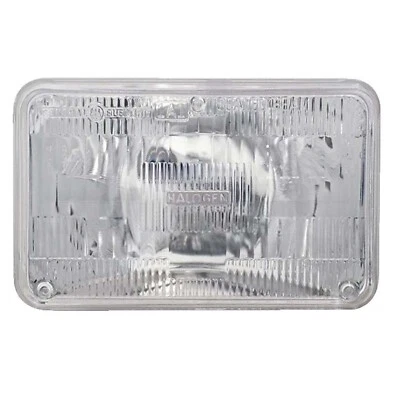 4X6 H4651 Stock Sealed High Beam Glass Lens Headlight Metal Halogen Headlamp  - Image 1 of 4