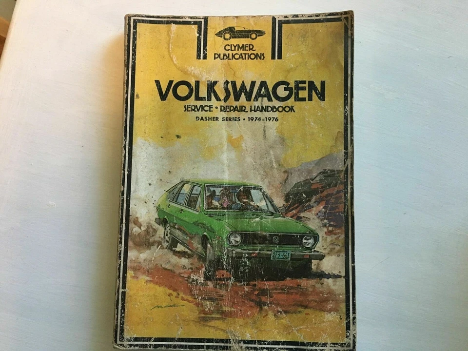 Manual de reparación de servicio Clymer VW Volkswagen 1974-76 Dasher Book Manual - BB2 Foto 1 de 2