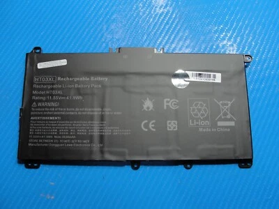 Batería de repuesto para portátil HP 15-ef0025wm 15,6" 11,55 V 41,9 Wh 3630 mAh HT03XL Foto 1 de 4