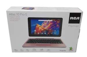 RCA Premier Atlas 10 Pro -S Tablet Laptop Detachable Key Board Color ROSE GOLD - Picture 1 of 18