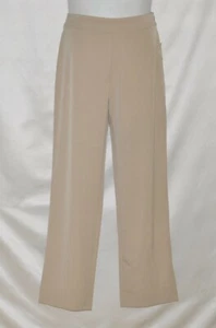 Linea by Louis Dell'Olio Flat Front Side Zip Pants Size S Sand - Picture 1 of 2