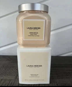 Laura Mercier Crema Corpo e Bagno Brûlée Souffle Crema Corpo 12 oz Full Size NUOVO - Foto 1 di 1