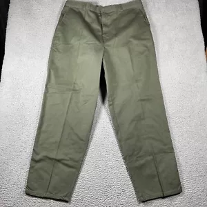 Vintage Levis Dockers Pants Mens 40x32 (38x31) Green Khaki Deadstock BRAND NEW - Picture 1 of 15