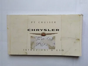 CHRYSLER PT CRUISER LIBRETTO USO MANUTENZIONE ORIGINALE ITALIANO (777) - Foto 1 di 10