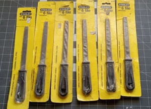 Stanley No. 6 File Mill Bastard Lot of 6 vintage 1994 NOS - Picture 1 of 7