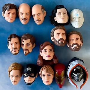 Marvel Legends Captain America Thor Black Widow Silk Potts Tony Stark head UPICK