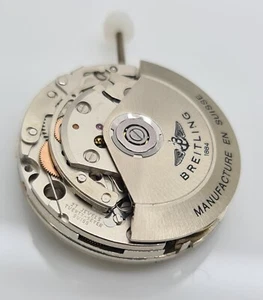 Breitling ETA Valjoux 7753, 27 Juwelen Automatik Chronograph Uhrwerk, Navitimer - Bild 1 von 5