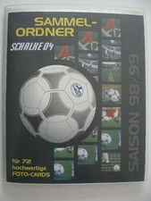 Panini collectible folders, photo cards, Schalke 04, season 98/99, complete