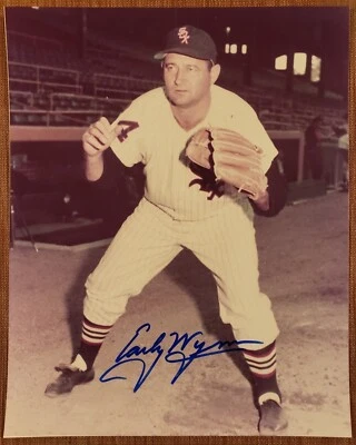 Early Wynn AUTO 8 x 10 Cleveland Indians Vintage Baseball Signed Photo JSA HOF - Image 1 of 4