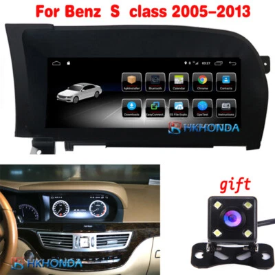 Car GPS Radio Navigation for Mercedes Benz S Class 2005-2013 10.25” Android 13 - Image 1 of 4