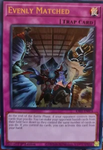 Evenly Matched - RA01-EN074 - 1st Edition Ultra Rare YuGiOh TCG Card - Picture 1 of 1