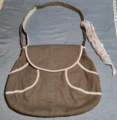 AMERICAN EAGLE OUTFITTERS Crossbody Bag Satchel Tote Purse Embroidered Logo - Image 1 of 4