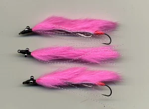 Trout Flies: Snake Flies Pink Lady Marauder x3 Tied in the UK: size 8 (code 520) - Picture 1 of 3