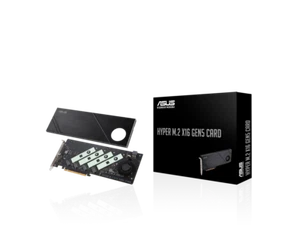 ASUS Hyper M.2 x16 Gen5 Card (PCIe 5.0/4.0) supports four NVMe M.2 - Afbeelding 1 van 5