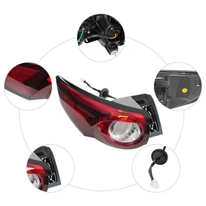 Luz trasera izquierda para Mazda CX-9 2016-2023 LED lámpara trasera con intermitente halógeno - Imagen 1 de 14