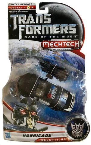 Transformers Dark of the Moon Mechtech Deluxe Class Barricade Figure NEW 2010 Cover