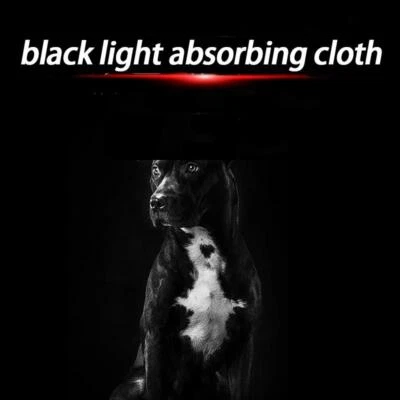 Non-Reflective Black Photography Background Light Absorbing Cloth Photo Studio - Image 1 of 4