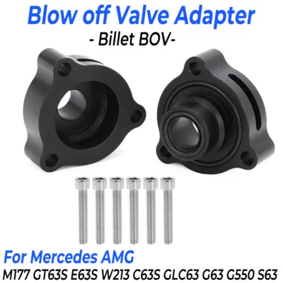 Billet Blow Off Valve Adapter For Mercedes AMG GT63S E63S W213 C63S G63 G550 S63 - Image 1 of 4