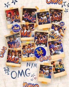 New York Mets 2024 OMG Moments Polaroids Collage 8x10 MLB Baseball Photo - Picture 1 of 1