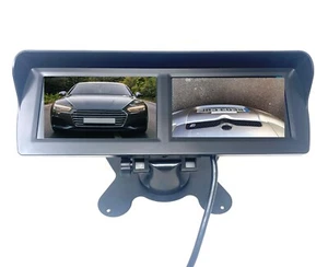 Dolphin Dual Twin Screen Dash Board Monitor Car Van Rear Reversing Camera - Picture 1 of 6