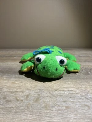 罕见 Munchkin Terrycloth Bath Critter Croacking Green Frog 2000 声音作品 — 第 1/3 张图片