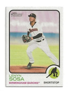 LENYN SOSA 2022 Topps Heritage Minor Base Card Birmingham Barons (#113) - Picture 1 of 2