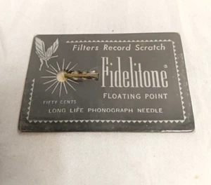 Fidelitone Floating Point Long Life Phonograph Needle Filters Record Scratch - Picture 1 of 5