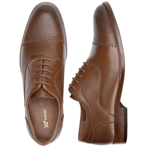 Zapatos de vestir XRAY para hombre talla 13 The Calando Cap Toe Oxford zapatos de vestir marrón NUEVO - Imagen 1 de 6