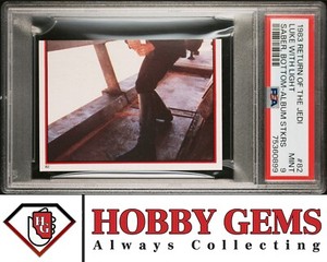 LUKE SKYWALKER PSA 9 1983 Return of the Jedi Album Sticker #82