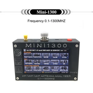 Mini1300 Antenna Analyzer Meter for 2 Way Radio 4.3" 0.1-1300MHz HF/VHF/UHF SWR - Picture 1 of 12