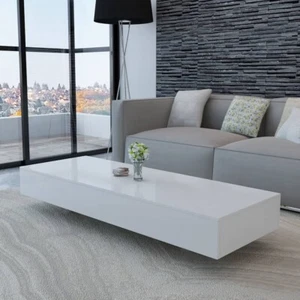 vidaXL Coffee Table High Gloss White - Picture 1 of 6