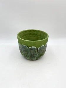 Moon Jungle Plant pot, green ceramic handmade, stylish, modern unique houseplant - Picture 1 of 2