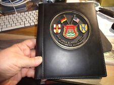 U.S. Army 54th Support Group Leather Organizer Notebook Rheinberg Germany