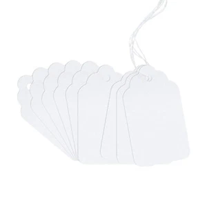100Pcs Marking Tags White Price Tags, Price Labels Display Tags with String A... - Picture 1 of 5