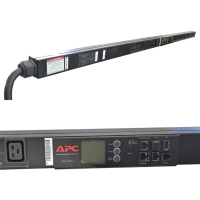APC AP8981 Rack PDU 2G Switched 3 Phase ZeroU 11kW 16A 230V 21x C13 3x C19 - Image 1 of 4