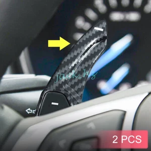 For Ford Fusion Mondeo Edge Steering Wheel Paddle Shift Extend Carbon Fiber Look - Foto 1 di 6