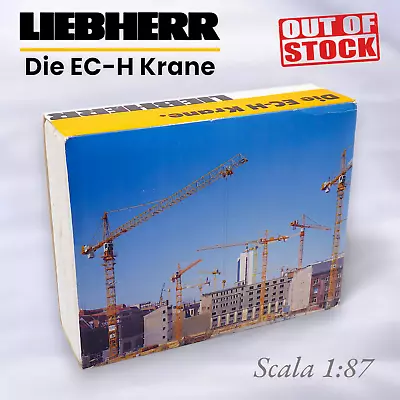 LIEBHERR Mod. Die EC-H Krane- Gru a torre Scala 1:87, NEW, OUT OF STOCK - Immagine 1 di 4