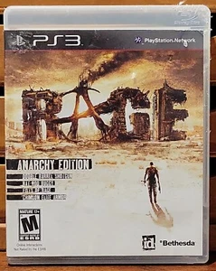 Rage PS3 (Sony PlayStation 3, 2011) Complete With Manual - Case Damage - Picture 1 of 6