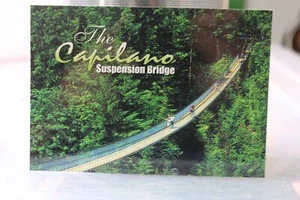 post card Vancouver BC Canada The spectacular 450foot Capilano Suspension Bridge - Picture 1 of 2