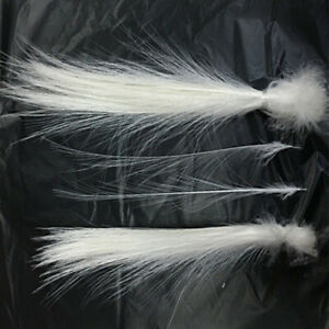 10-100pcs beautiful white egret silk feathers 4-12inches / 10-30 cm