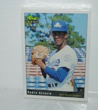 1991 Classic Best minor league set, Vero Beach Dodgers, Pedro Astacio, Royster