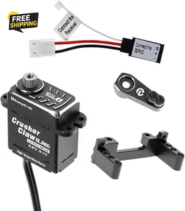 Servo de alto par con servo bocina y montaje para FMS FCX24, piezas de actualización para RC - Imagen 1 de 12