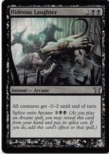 Hideous Laughter *FOIL Uncommon* Magic MtG x1 Champions of Kamigawa SP