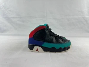 Nike Boys Air Jordan 9 401812-065 Black Basketball Shoes Sneakers Size 10C - Picture 1 of 8