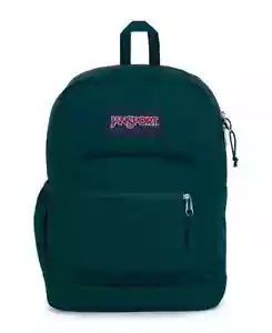 Jansport Cross Town Backpack Deep Juniper Green - Picture 1 of 10