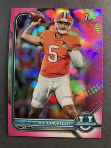 2021-22 Bowman University #2 D.J. Uiagalelei Chrome Pink - Picture 1 of 2